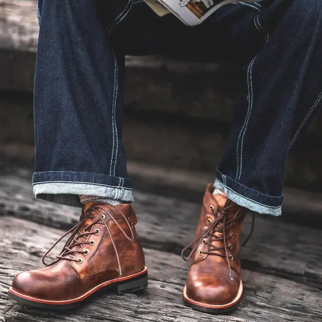 HENRY | LEATHER WORK BOOTS