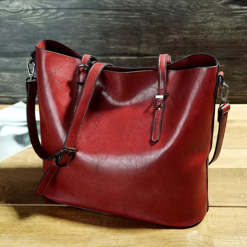 AMELIA™ - VINTAGE LEATHER SHOULDER BAG