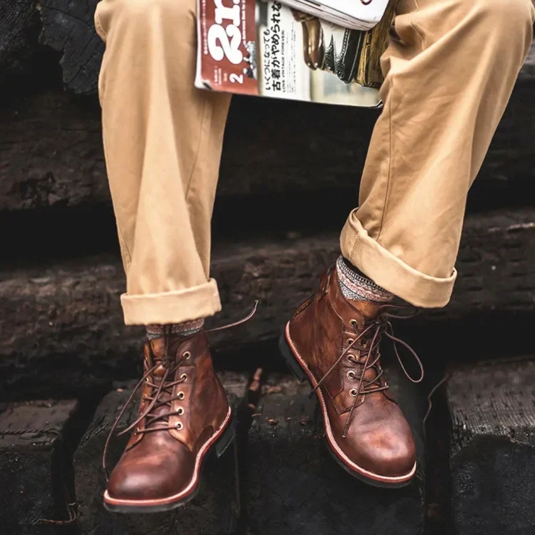 HENRY | LEATHER WORK BOOTS