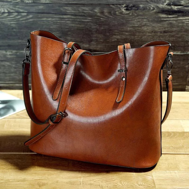 AMELIA™ - VINTAGE LEATHER SHOULDER BAG