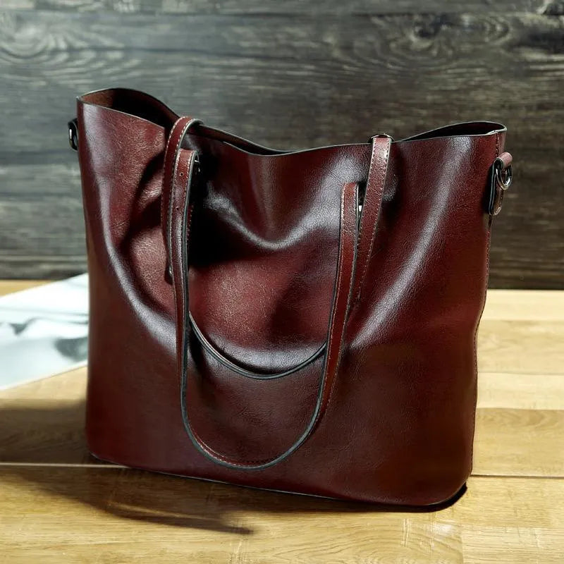 AMELIA™ - VINTAGE LEATHER SHOULDER BAG