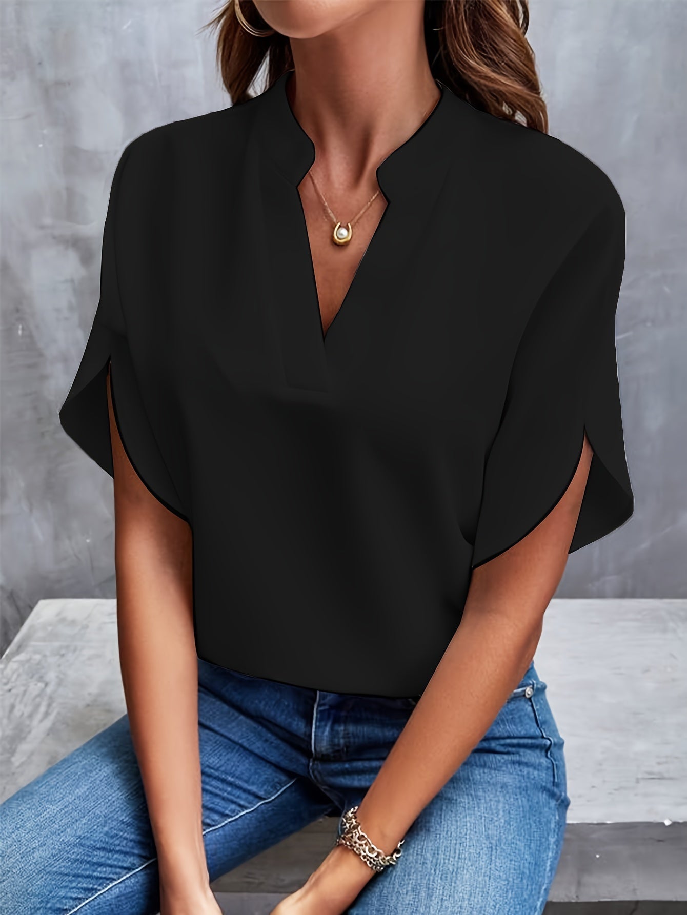 CARLA - LICHTE ELEGANTE BLOUSE