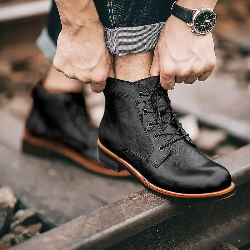 HENRY | LEATHER WORK BOOTS