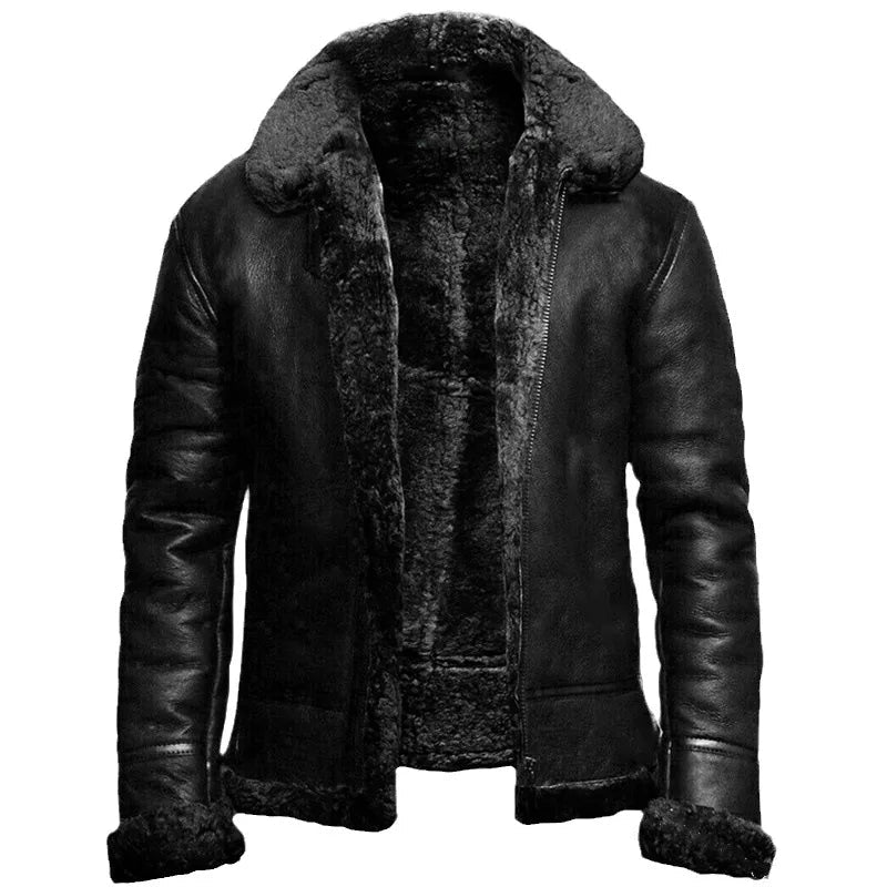 DAVE | LEATHER WINTER COAT