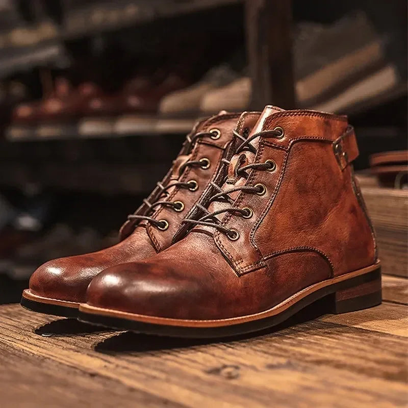 HENRY | LEATHER WORK BOOTS