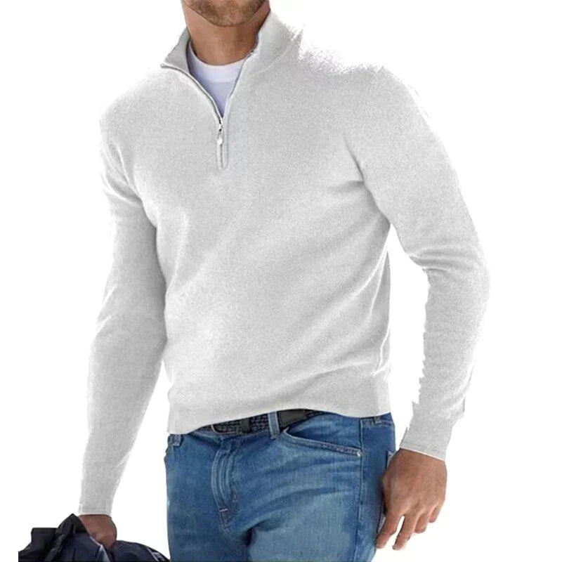 OWEN | KNITTED ZIP SWEATER