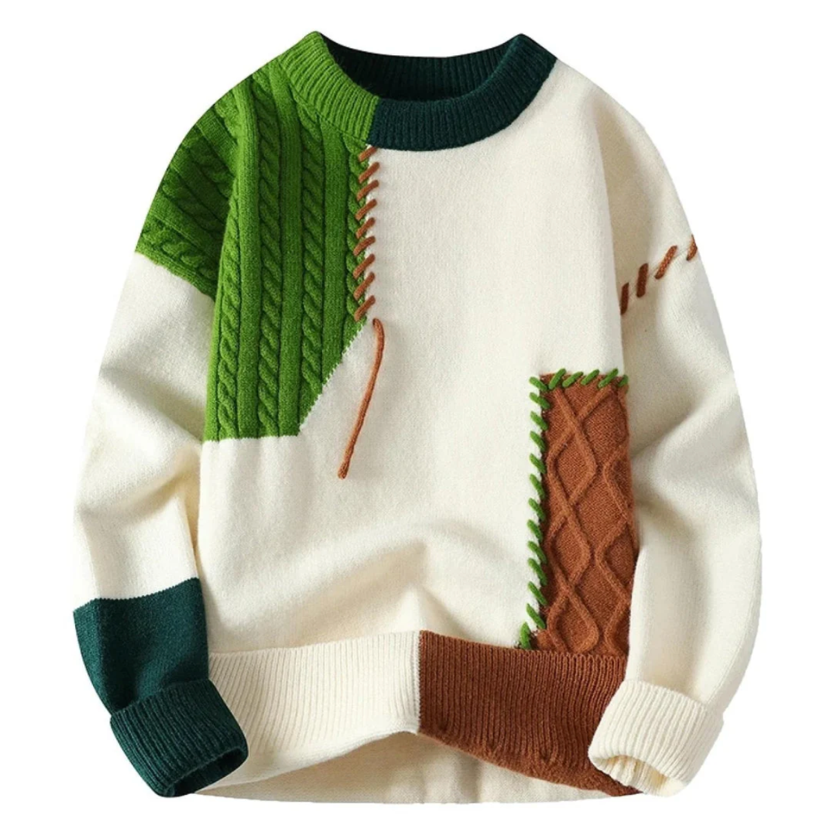 HARVEY | PATCHWORK SWEATER