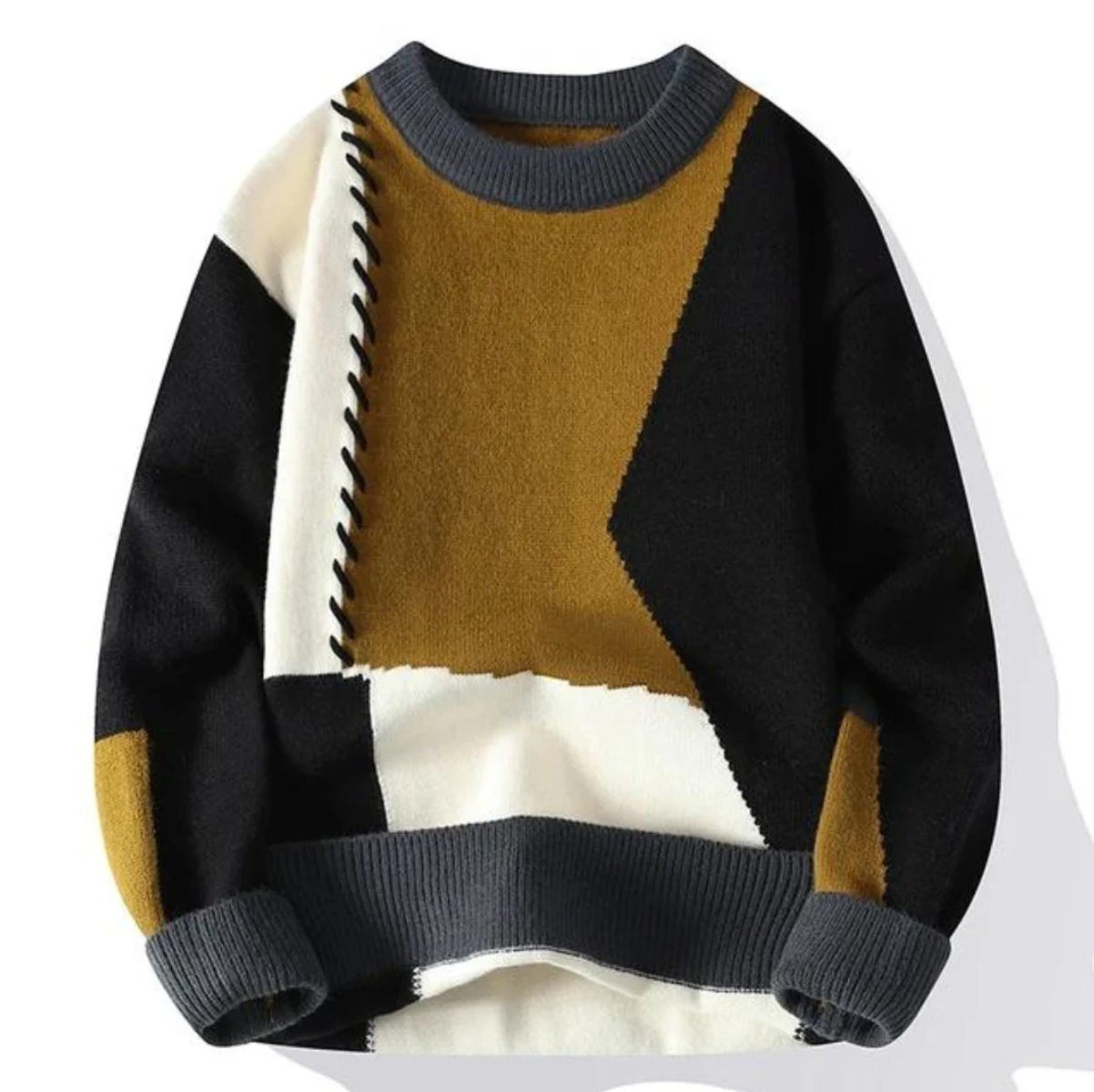 HARVEY | PATCHWORK SWEATER