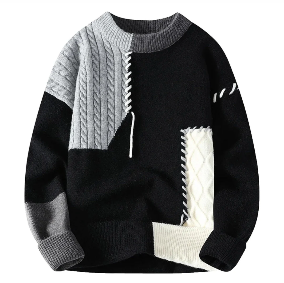 HARVEY | PATCHWORK SWEATER