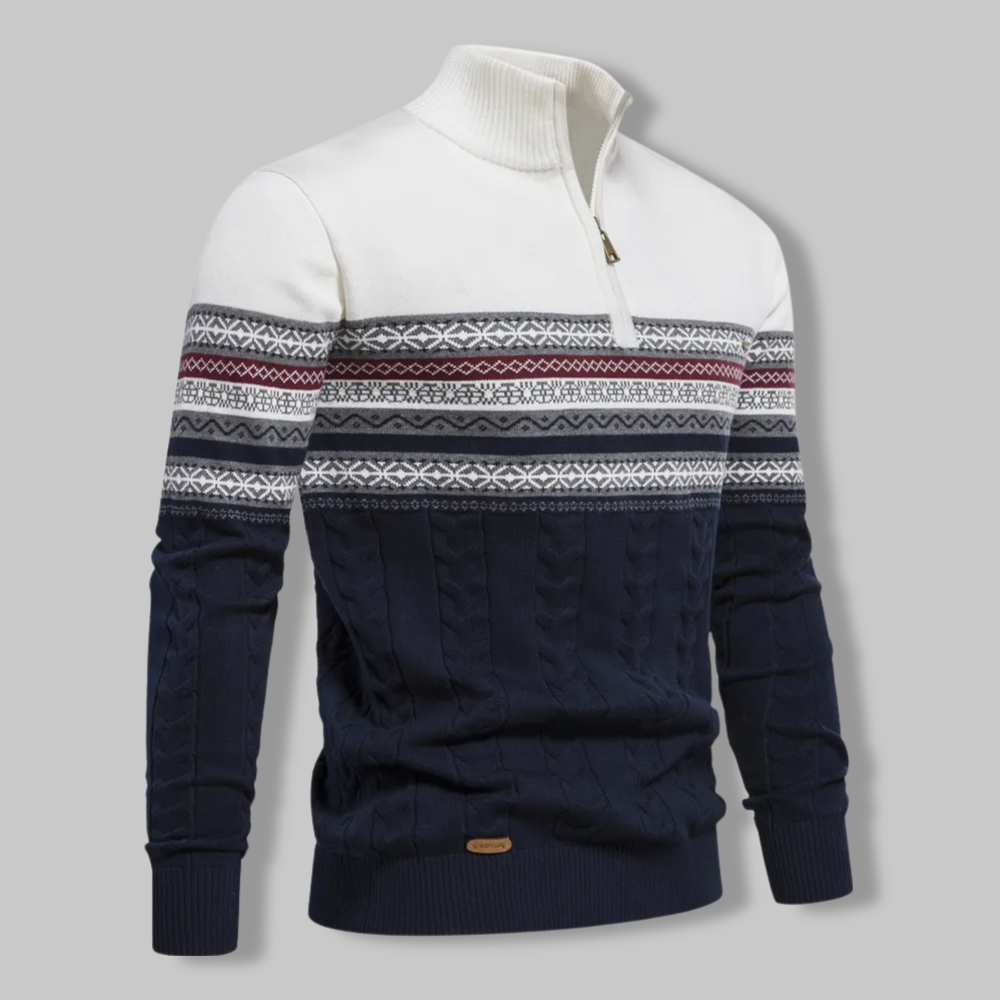 HARRISON | QUARTER ZIP SWEATER