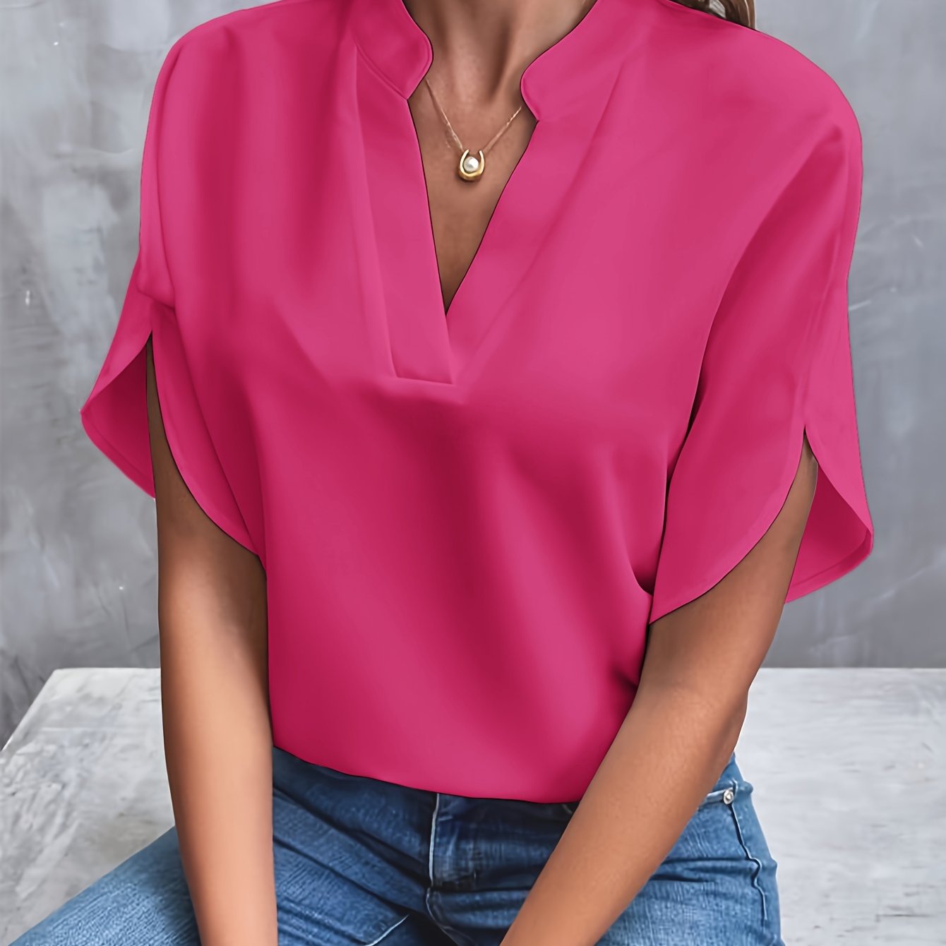 CARLA - LICHTE ELEGANTE BLOUSE