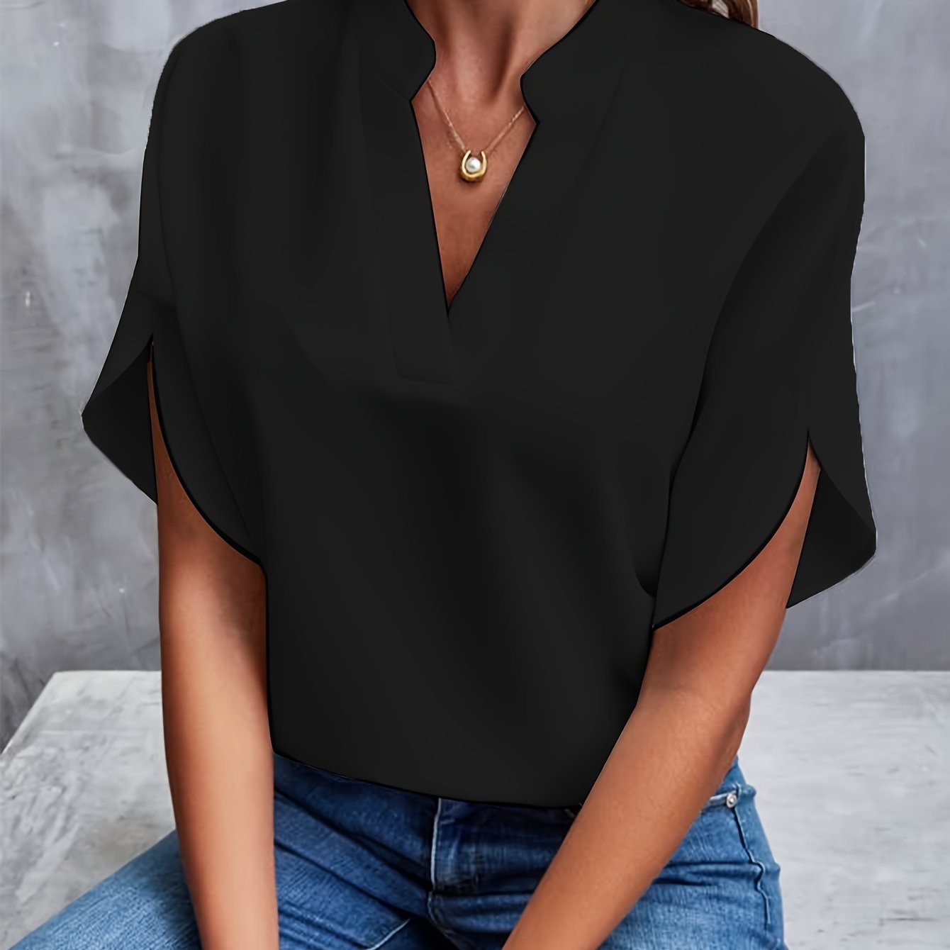 CARLA - LICHTE ELEGANTE BLOUSE