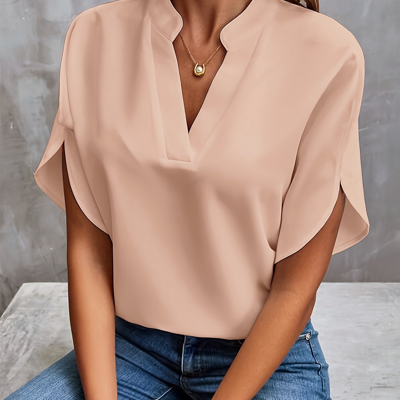 CARLA - LICHTE ELEGANTE BLOUSE