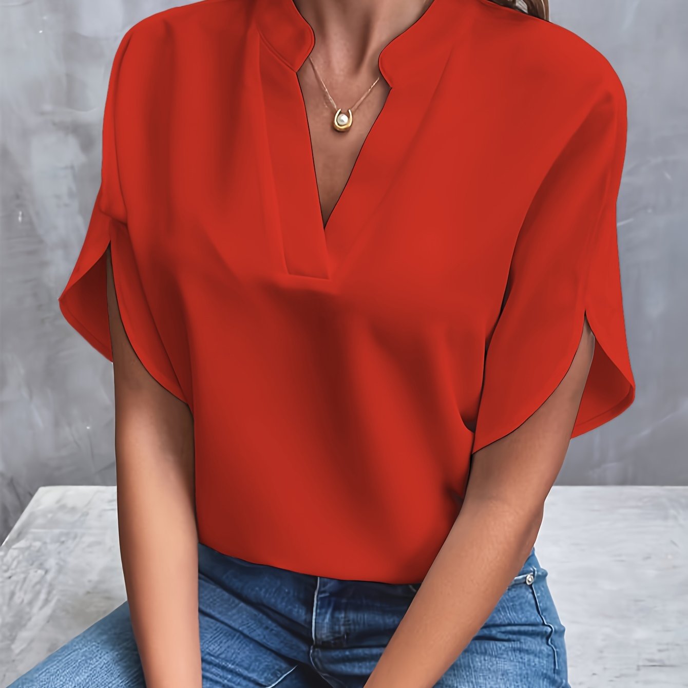 CARLA - LICHTE ELEGANTE BLOUSE