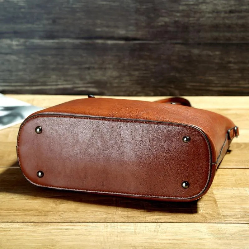 AMELIA™ - VINTAGE LEATHER SHOULDER BAG