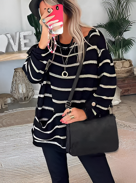 GRACE | STRIPED SWEATER