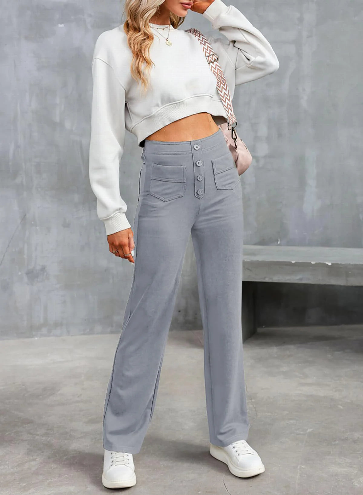 OLIVIA | HIGH-WAISTED WIDE-LEG TROUSERS